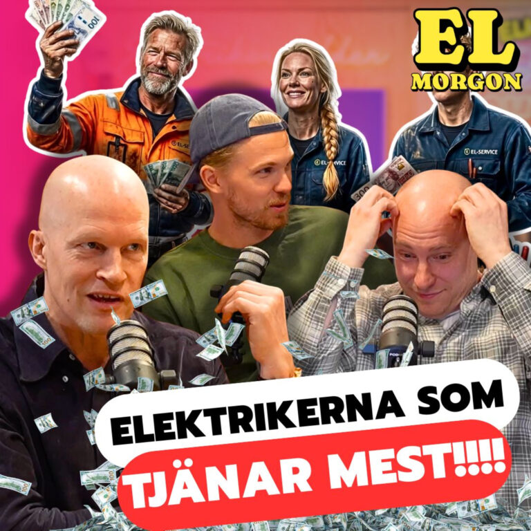 #49 ELMORGON – Elektrikerna som tjänar MEST | Från montör till shaolinmunk | Vart är yrkesstoltheten?