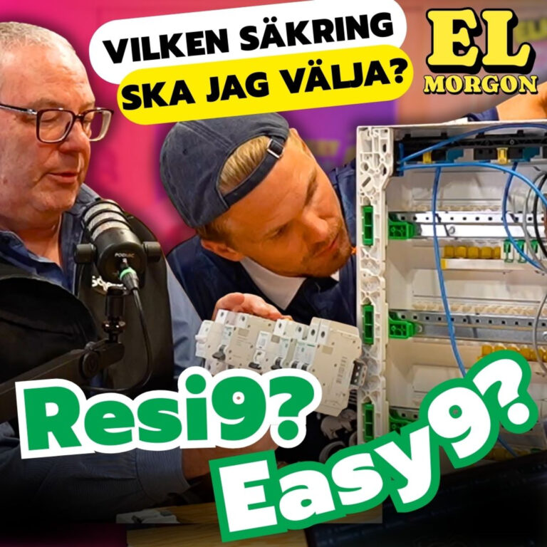 #48 ELMORGON – Vilken säkring ska jag välja? | “Kontaktorer är inte svårt…” | Oscar från ElfeloKaffe, ny på jobbet