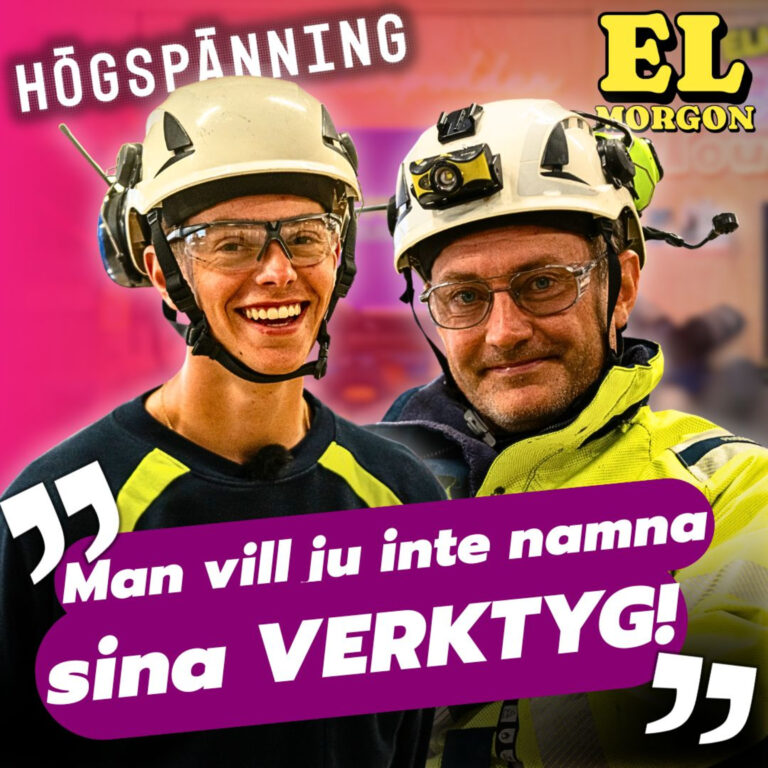 #53 ELMORGON – “Man vill ju inte namna sina verktyg” | Direkt från ett KRAFTVERK | Rätt kablaget för solcellsanläggningar