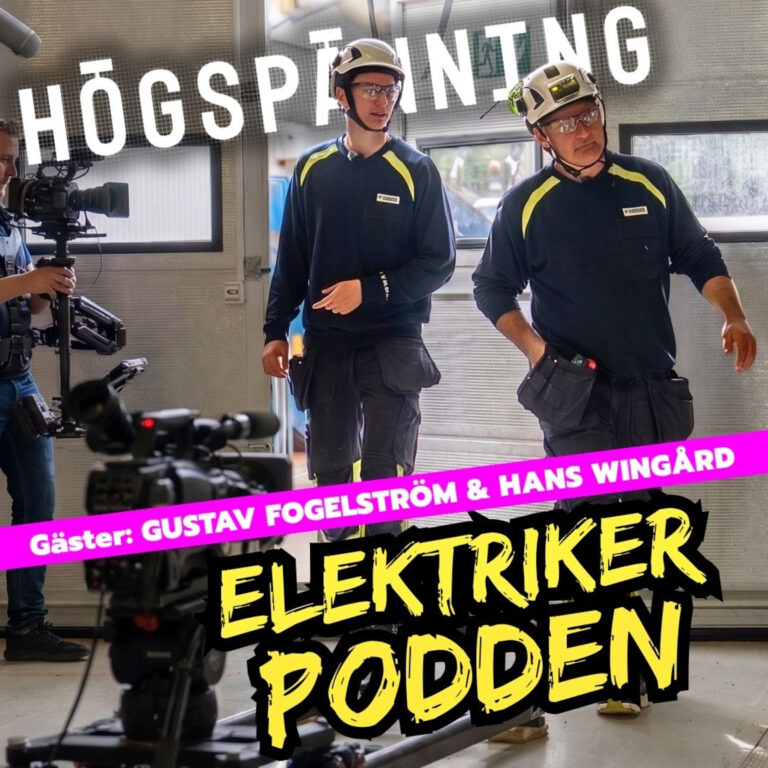 Elektriker och TV-stjärna – Bakom kulisserna i serien Högspänning!