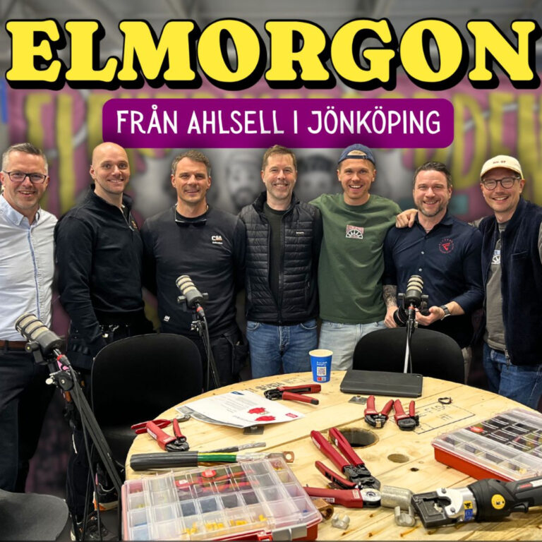 #55 ELMORGON – Direkt från Ahlsell Jönköping | Leverantörskaos i studion | Jorden runt som elektriker!