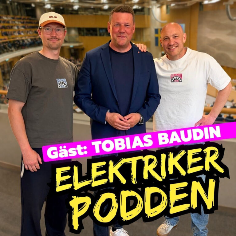 En elektriker-röst från riksdagen | Tobias Baudin gästar!