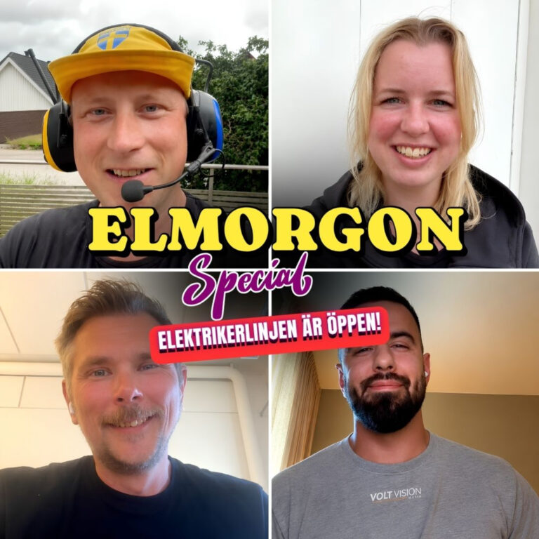 #64 ELMORGON SPECIAL – Elektrikerlinjen är öppen!