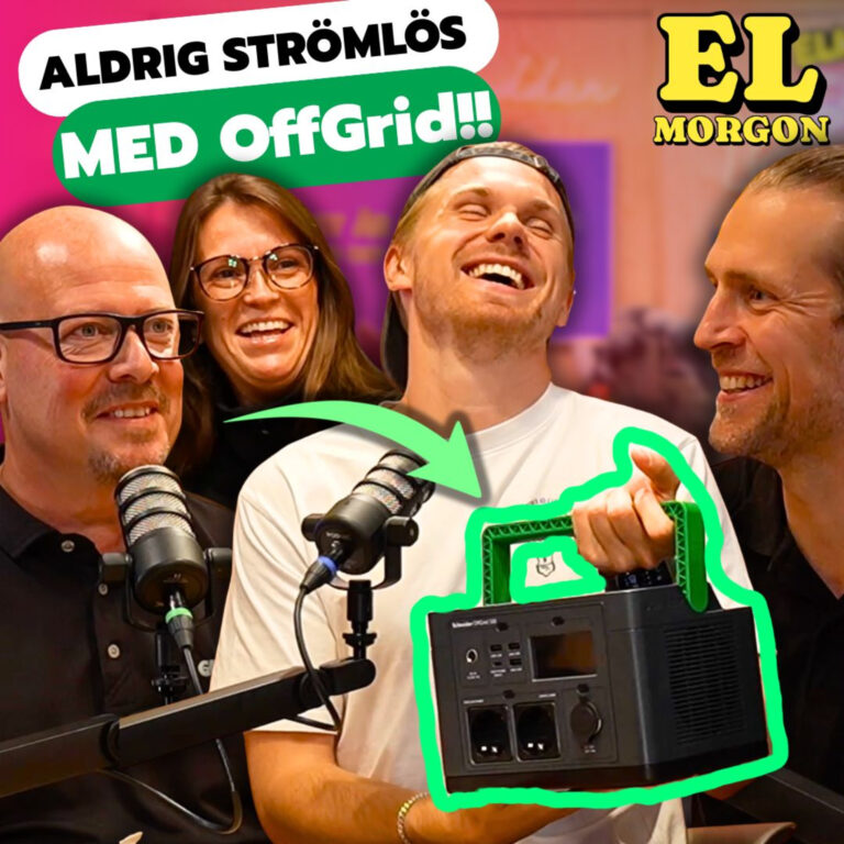 #61 ELMORGON – Lastbalansering, Ny app, OffGrid och Tommys (elektrikernab) Eurotrip med ELbil